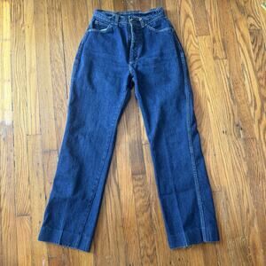 Oscar de la Renta Women’s Jeans Vintage Blue Dark Wash Size 25 25.5x27.5